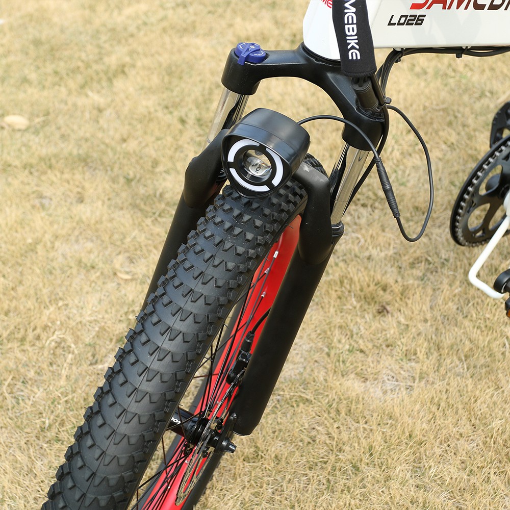 Elektrobicykel SAMEBIKE LO26-Plus, 1000W motor, 48V 15Ah batéria, 26-palcové pneumatiky, max. rýchlosť 45 km/h, dojazd 100 km, hydraulické kotúčové brzdy, dvojité nastaviteľné odpruženie, Shimano 7-rýchlostný - sivý