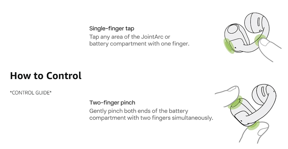 SHOKZ OpenDots ONE Open-ear Earbuds, Dolby Audio, IP54 Water Resistant, Up to 40 Hours Playtime, Multipoint Pairing - Grey