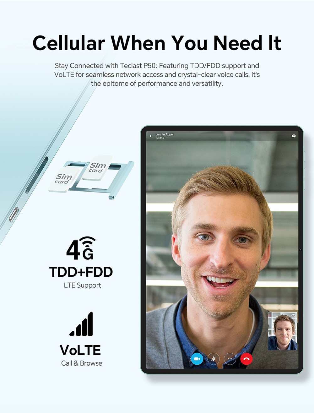 Teclast P50 Android 15 Tablet, 11