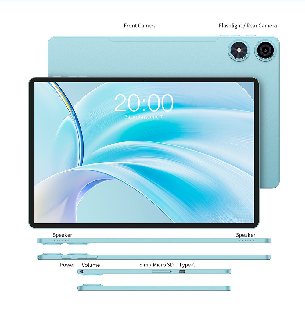Teclast P50 Android 15 Tablet, 11