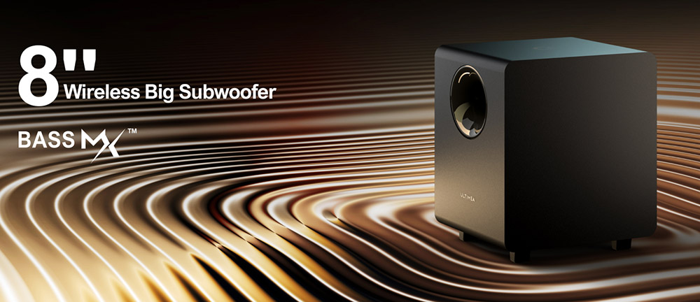 Ultimea Nova S90 7.1.4 Soundbar + 1 pár * Steady S90 Speaker Stands, Dolby Atmos, 740W špičkový výkon, 4K HDR Pass-through, 6 režimov ekvalizéra
