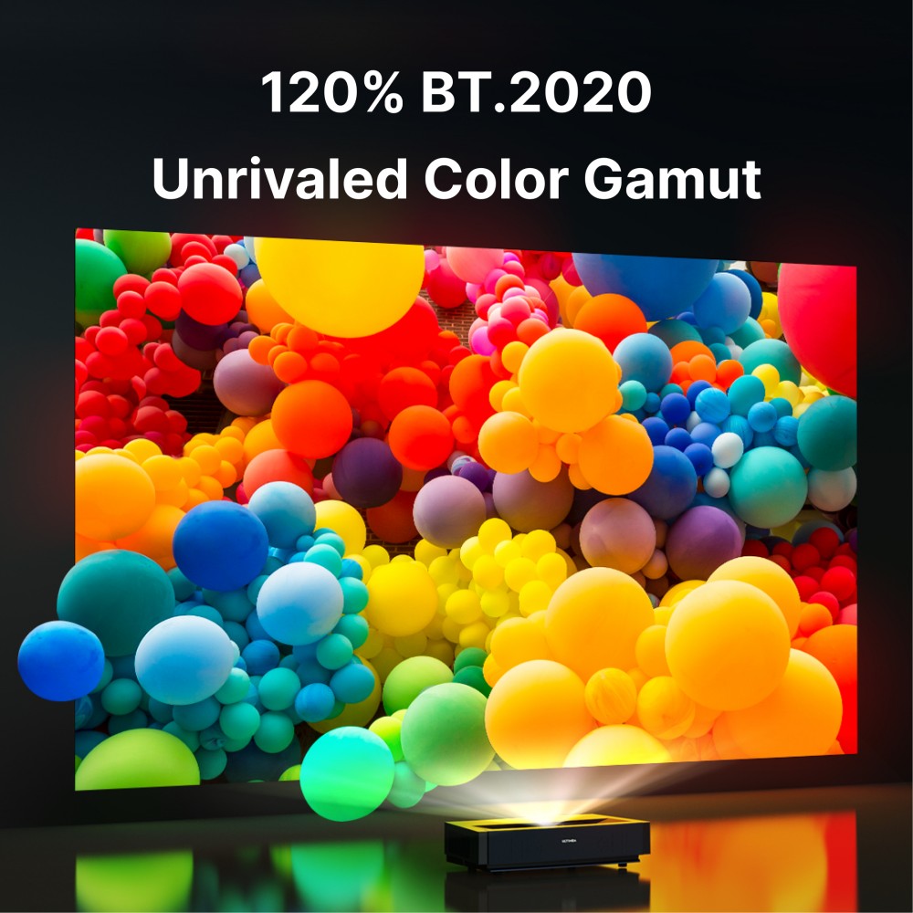 Ultimea Thor T60 4K 4000 ANSI Laser TV Projektor+ Ultimea Nova S80 5.1.2 CH Soundbar