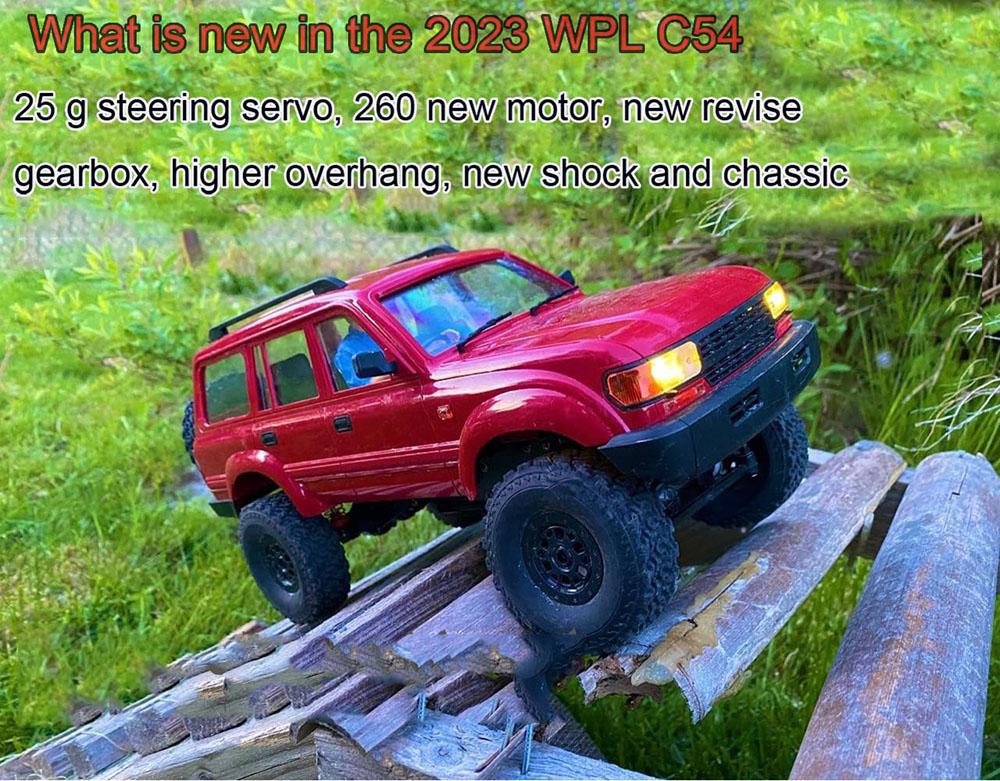 WPL C54 RC Truck 1:16 4WD Off Road RTR Car - Red