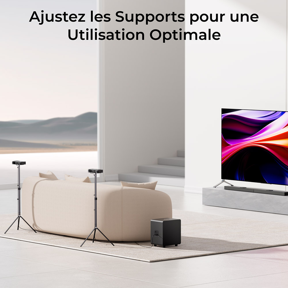 Ultimea Steady S90 Supports d'enceintes, compatibles avec Nova S90
