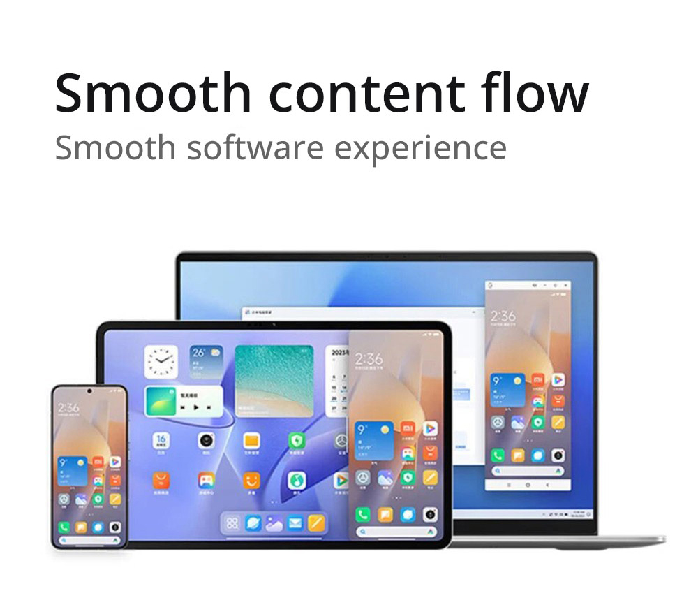 Redmi Book 14 Laptop Chinese Version, 14-inch, Intel Core i5-13500H 12 Cores 4.7GHz, 16GB RAM 1TB SSD, WiFi 6 Bluetooth 5.2, 56Wh Battery USB-C Fast Charging, 1*USB-A 2.0 2*USB-A 3.2 1*USB-C 1*HDMI 2.1 1*Headphone Jack, Backlight Keyboard - Silver