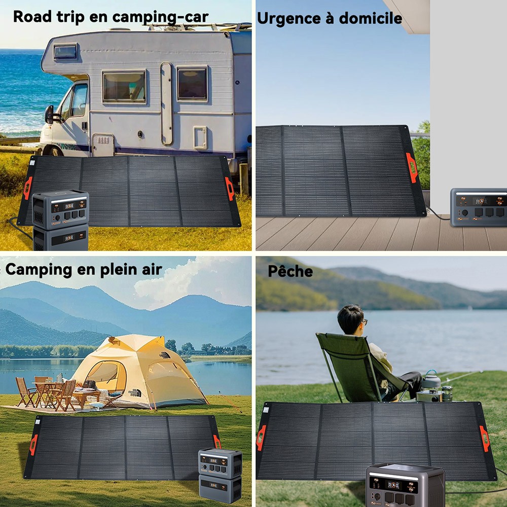 Blackview Oscal PowerMax 6000 + Blackview Oscal PM400 Pro Centrale &eacute;lectrique robuste, 3600Wh + panneau solaire pliable 400W
