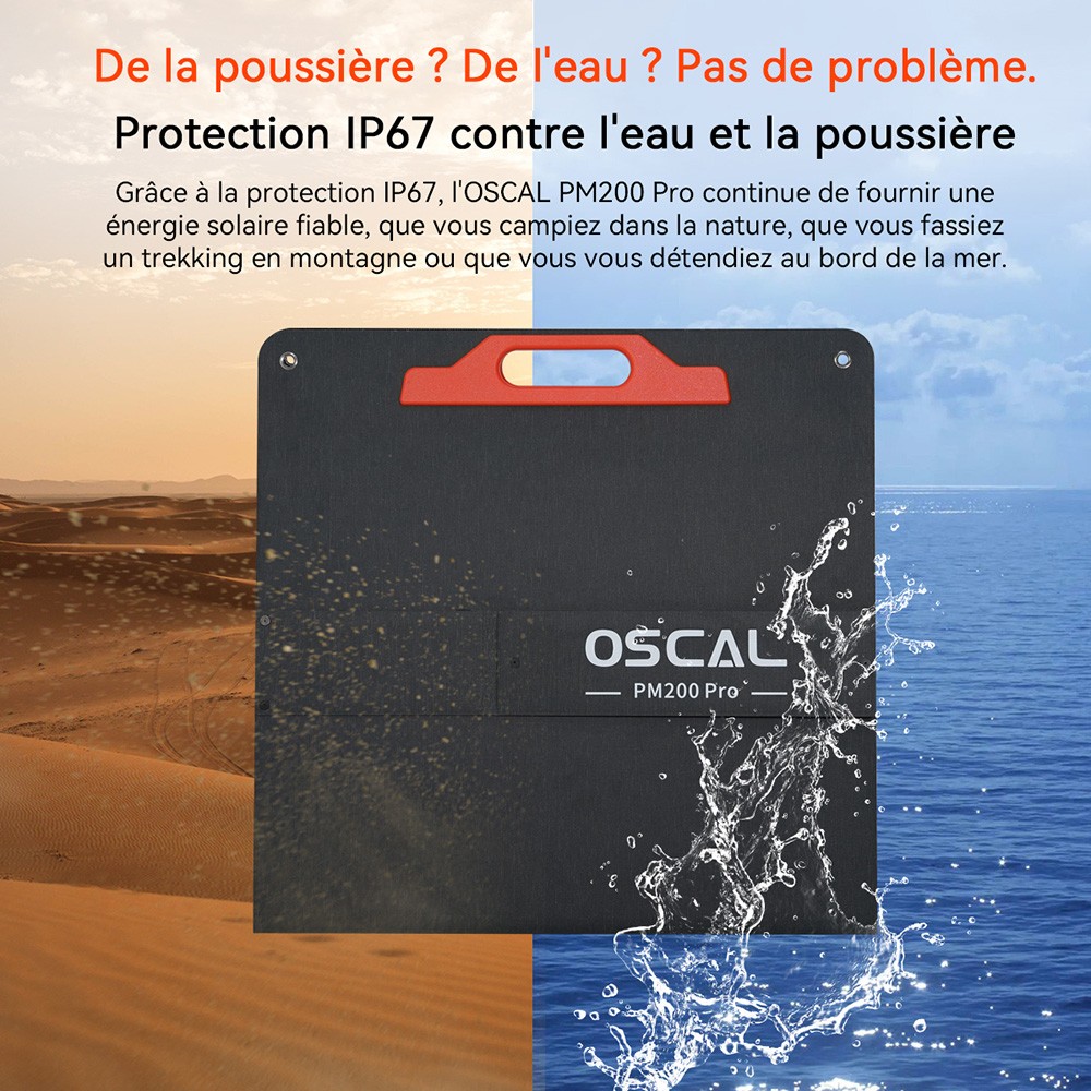Blackview Oscal PM200 Pro Panneau solaire pliable 200W