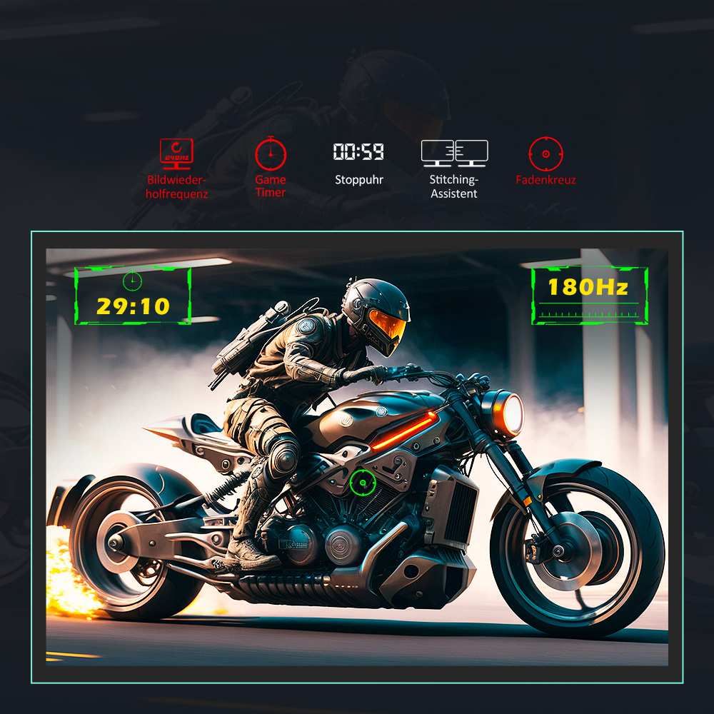 Monitor, Monitore, Gaming Monitor, Gaming-Monitor, Titan Army Monitor, TITAN ARMY C49SHC, TITAN ARMY