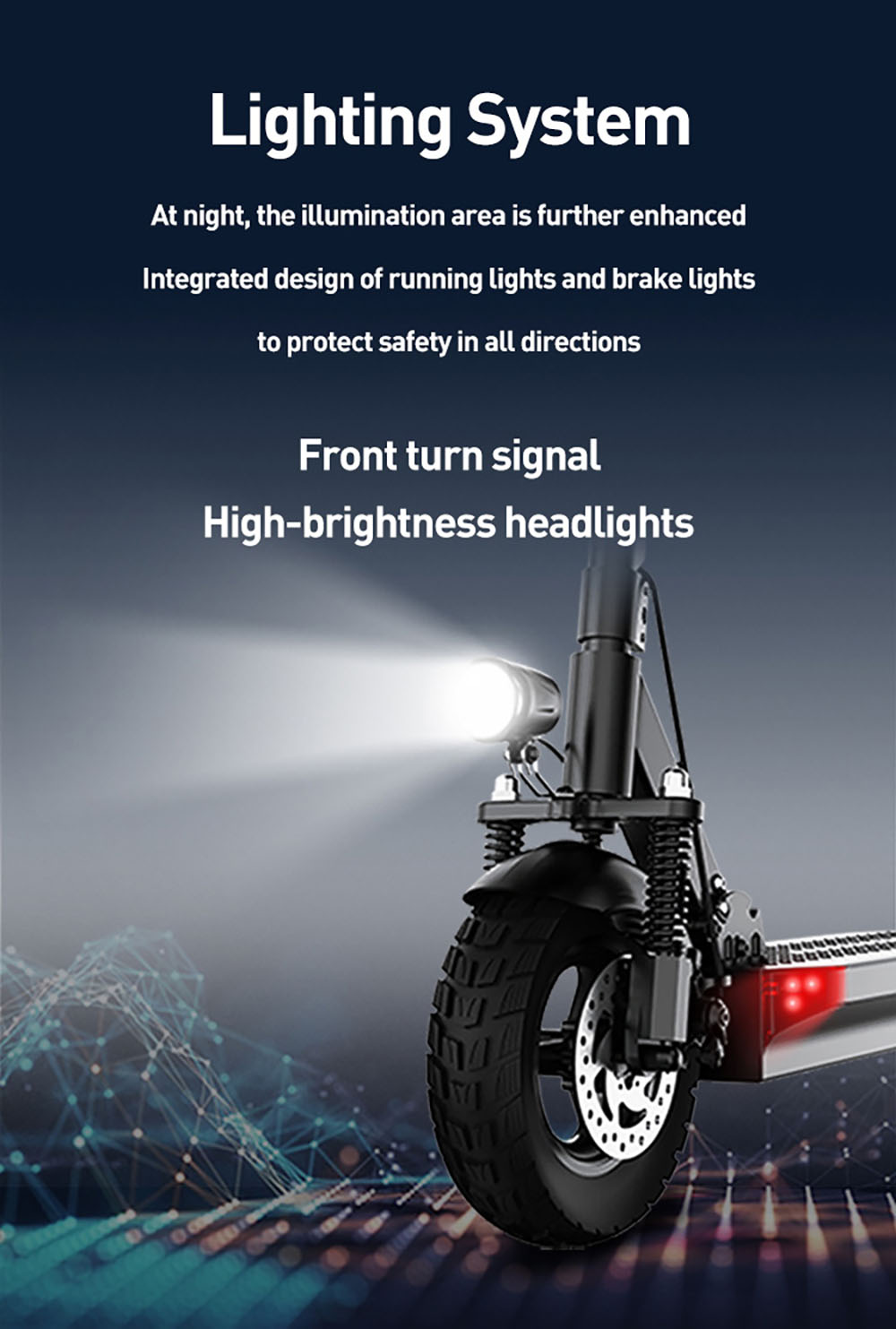JOYOR Y6-S Trottinette &eacute;lectrique, Batterie 18 Ah, Moteur 500 W, Jusqu'&agrave; 60 km d'autonomie, Roue de 10 pouces, Vitesse maximale de 40 km/h