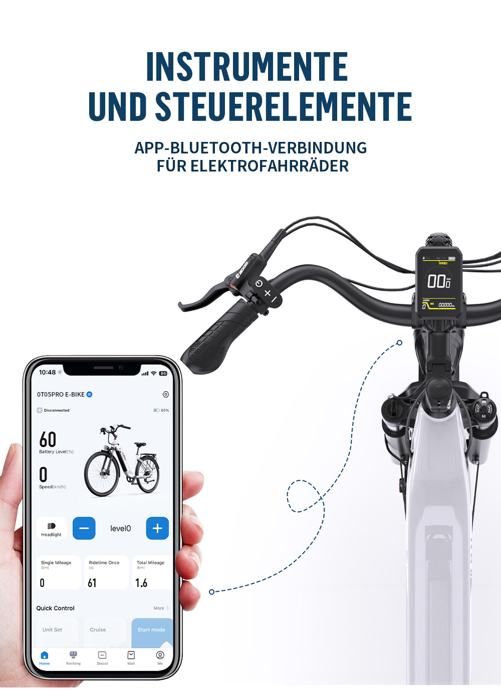 ONESPORT OT05 Pro Elektrofahrrad, 250-W-Motor, 36-V-22,5-Ah-Akku, 700 x 50C-Reifen, 25 km/h H&ouml;chstgeschwindigkeit, 140 km Reichweite, hydraulische Scheibenbremsen, Vorderradgabel mit Federung, Shimano 7-Gang-Schaltung &ndash; Wei&szlig;