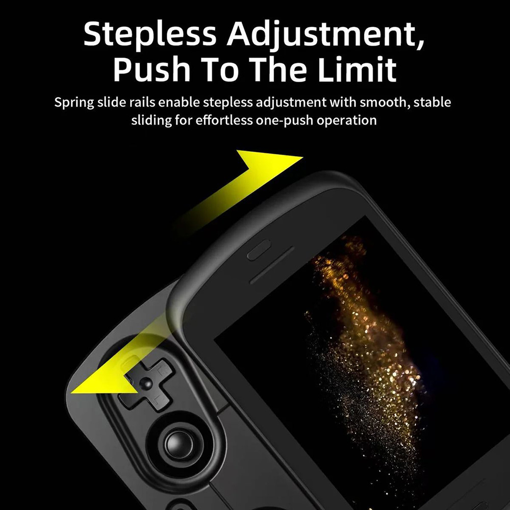 ANBERNIC RG Slide Game Console, 4.7 inch 1280*960 120Hz Touchscreen, 8GB LPDDR4X  + 128GB UFS2.2, Al Assistant, Android 13, Capacitive Joystick - Black