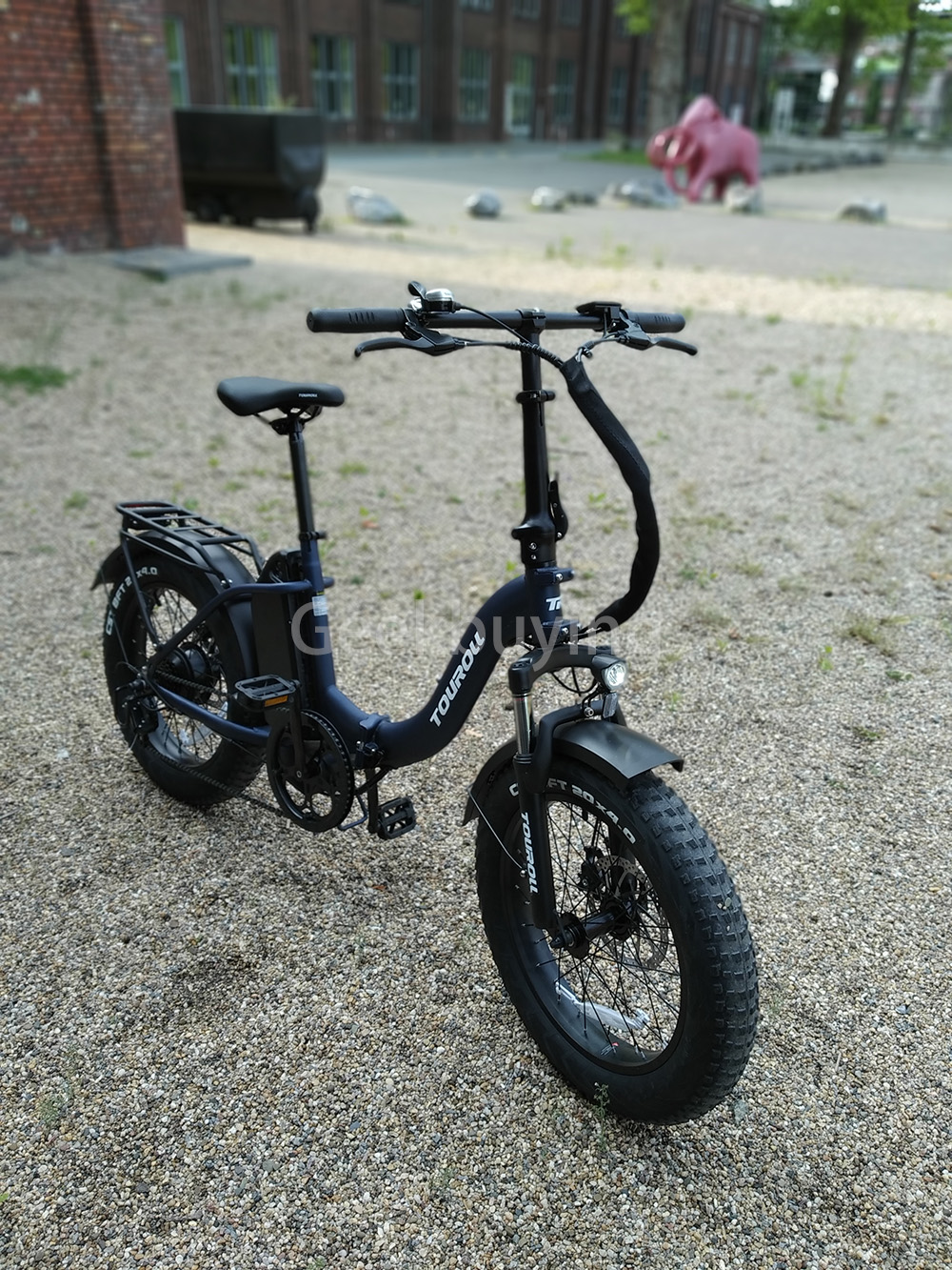 Touroll S2 Electric Bike, 650W Max Power, 48V 15Ah Battery, 20*4.0 inch Tire, 25km/h Max Speed, 150km Max Range, Mechanical Disc Brake & E-Brake, Mechanical Shock Absorber, Shimano 7-speed