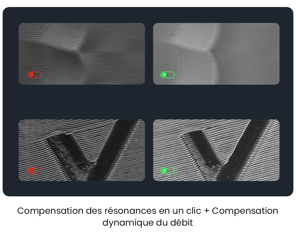 Anycubic Kobra 3 Max Imprimante 3D, 600mm/s Vitesse, Nivelage Auto, Impression 8 couleurs ACE Pro, 420*420*50mm