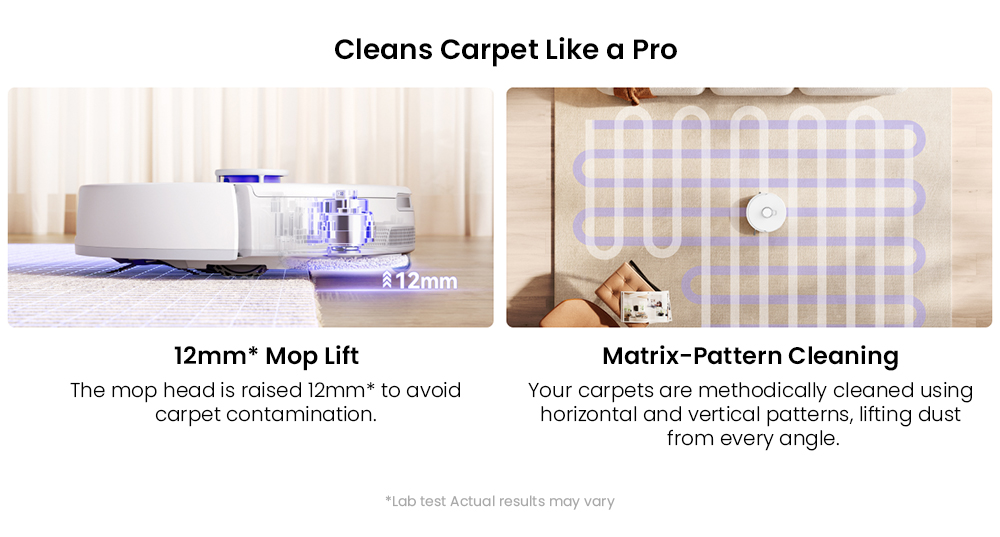 NARWAL Freo Z10 Robot Vacuum and Mop, Tangle Free, 15,000Pa Suction, Adapts to Hard-to-Reach Areas, Self-Emptying, Mop Washing & Drying, Obstacle Avoidance, for Pet Hair & Hard Floor, White