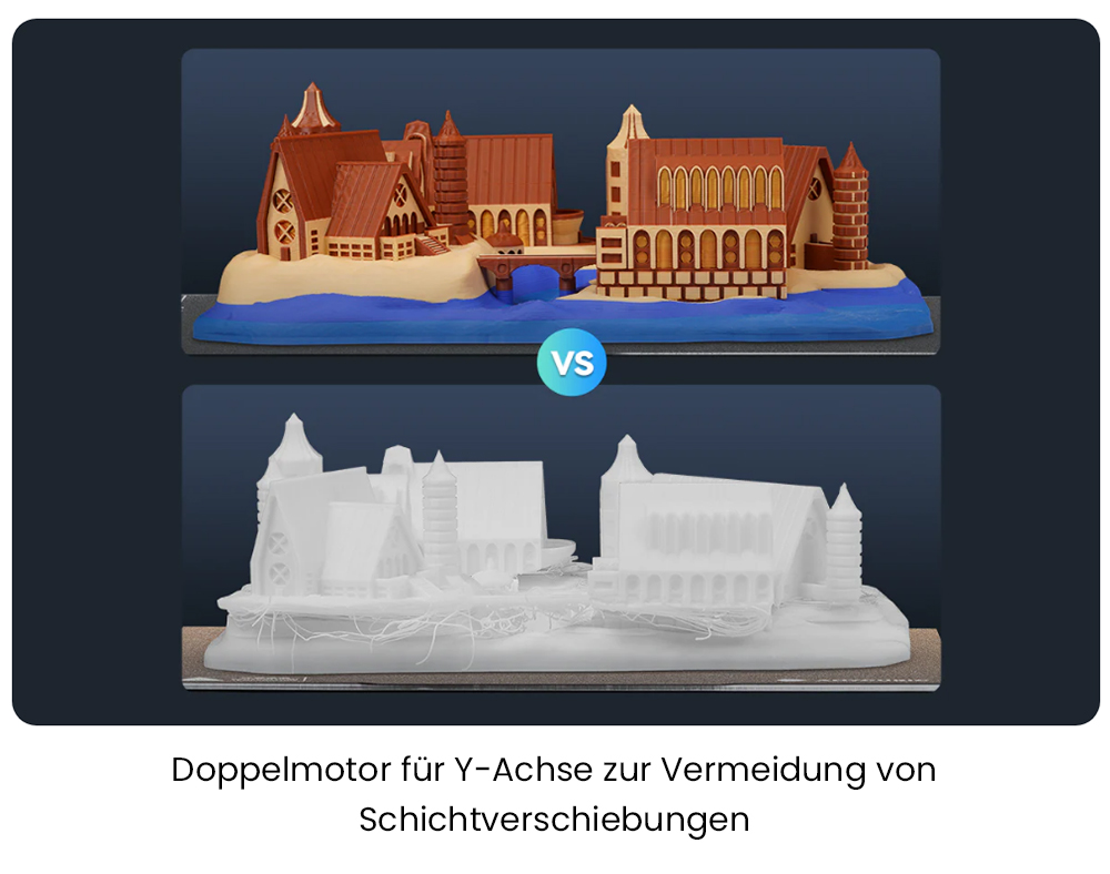 Anycubic Kobra 3 Max 3D-Drucker, 600mm/s, Auto-Leveling, Unterst&uuml;tzen ACE Pro 8-Farb-Druck, 420*420*50mm