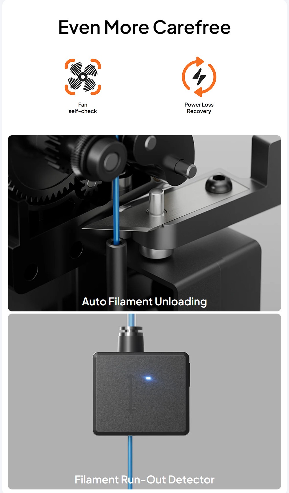 Elegoo Centauri Carbon 3D Printer, CoreXY 500mm/s High-Speed, 320°C Nozzle, Carbon Fiber/PLA/ABS Compatible, Auto-Leveling, 256*256*256mm