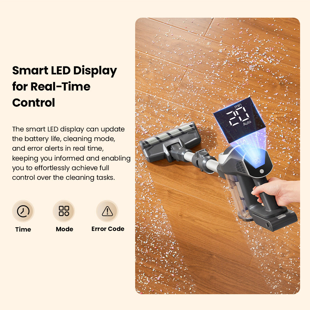 JIMMY JV9 Pro Aqua akkus porsz&iacute;v&oacute;, 160 AW erős sz&iacute;v&oacute;erő, 45 perc &uuml;zemidő, HEPA szűrő, 0,6 literes porzs&aacute;k, 500 ml-es v&iacute;ztart&aacute;ly, LED kijelző, sz&uuml;rke