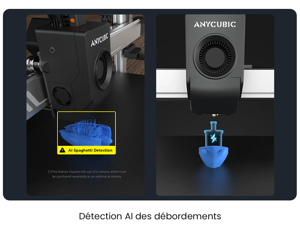 Anycubic Kobra 3 Max Imprimante 3D, 600mm/s Vitesse, Nivelage Auto, Impression 8 couleurs ACE Pro, 420*420*50mm