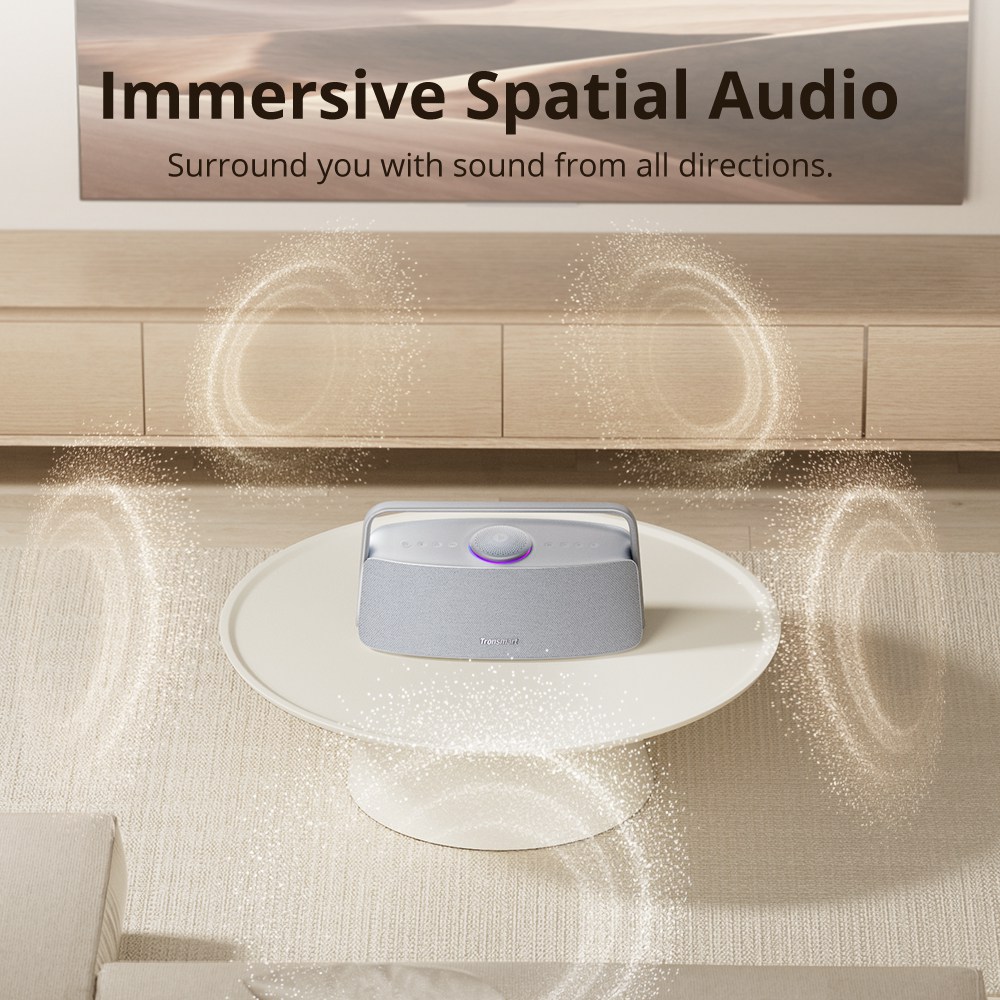 Tronsmart Fiitune X30 otthoni t&eacute;rhat&aacute;s&uacute; hangsz&oacute;r&oacute;, nagy felbont&aacute;s&uacute; hang, 14 &oacute;r&aacute;s akkumul&aacute;tor-&uuml;zemidő