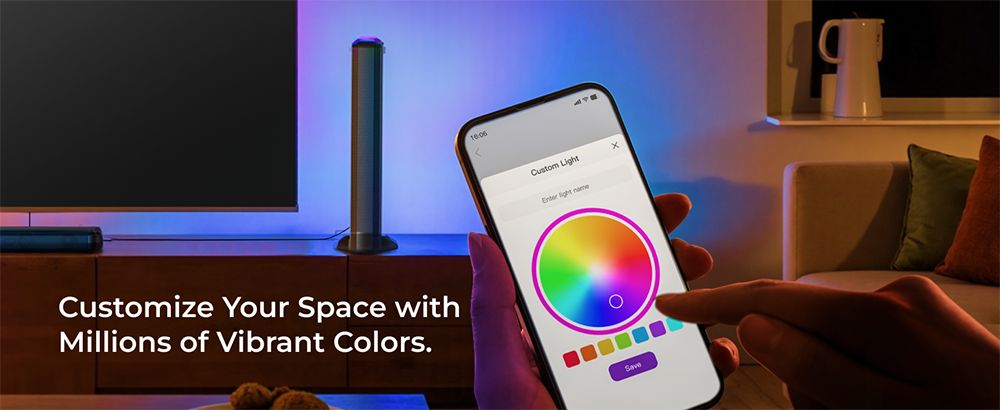 Ultimea Apollo S90 9.1-kanálový soundbar, Dolby Atmos, špičkový výkon 470 W, RGB osvetlenie, ovládanie aplikácií, 121 prednastavených matíc EQ, Bluetooth 5.3, odnímateľná konštrukcia