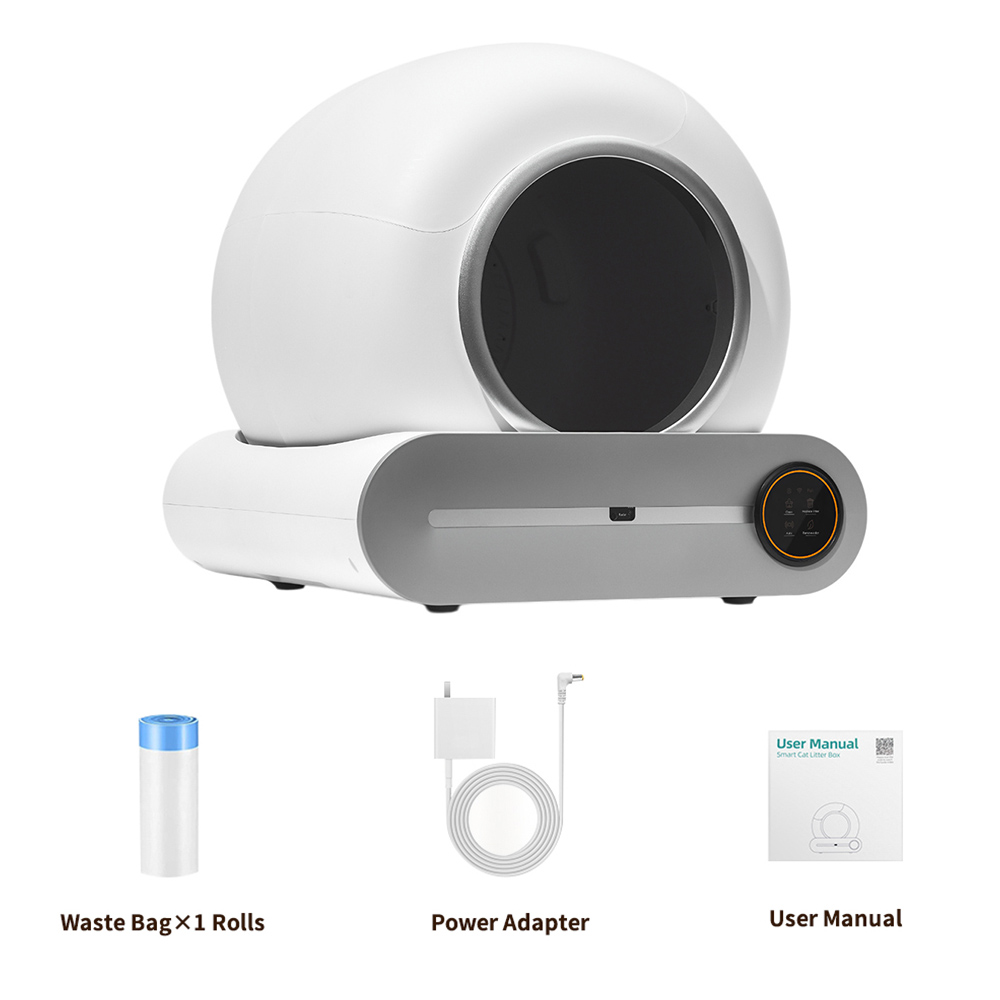 A2401 Smart Cat Litter Box, Large Capacity, Auto-clean