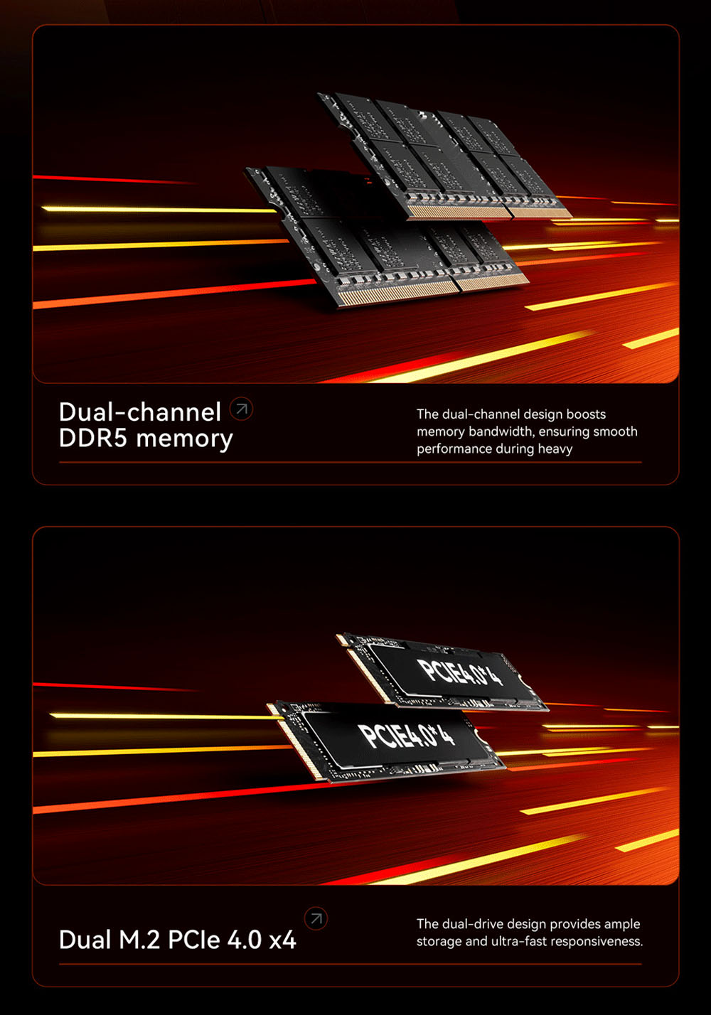 AOOSTAR G-FLIP Mini PC, 5 inch 1920*1080 60Hz Screen, AMD Ryzen Al 9 HX 370 12 Core Max 5.1GHz, 64GB DDR5 RAM 2TB SSD, 2*USB4+HDMI 4K 240Hz Triple Display, WiFi 7, 2*2.5G RJ45, 2*USB3.2, 2*USB2.0, 1*OCuLink, 1*Audio, Fingerprint Unlocking - EU Plug