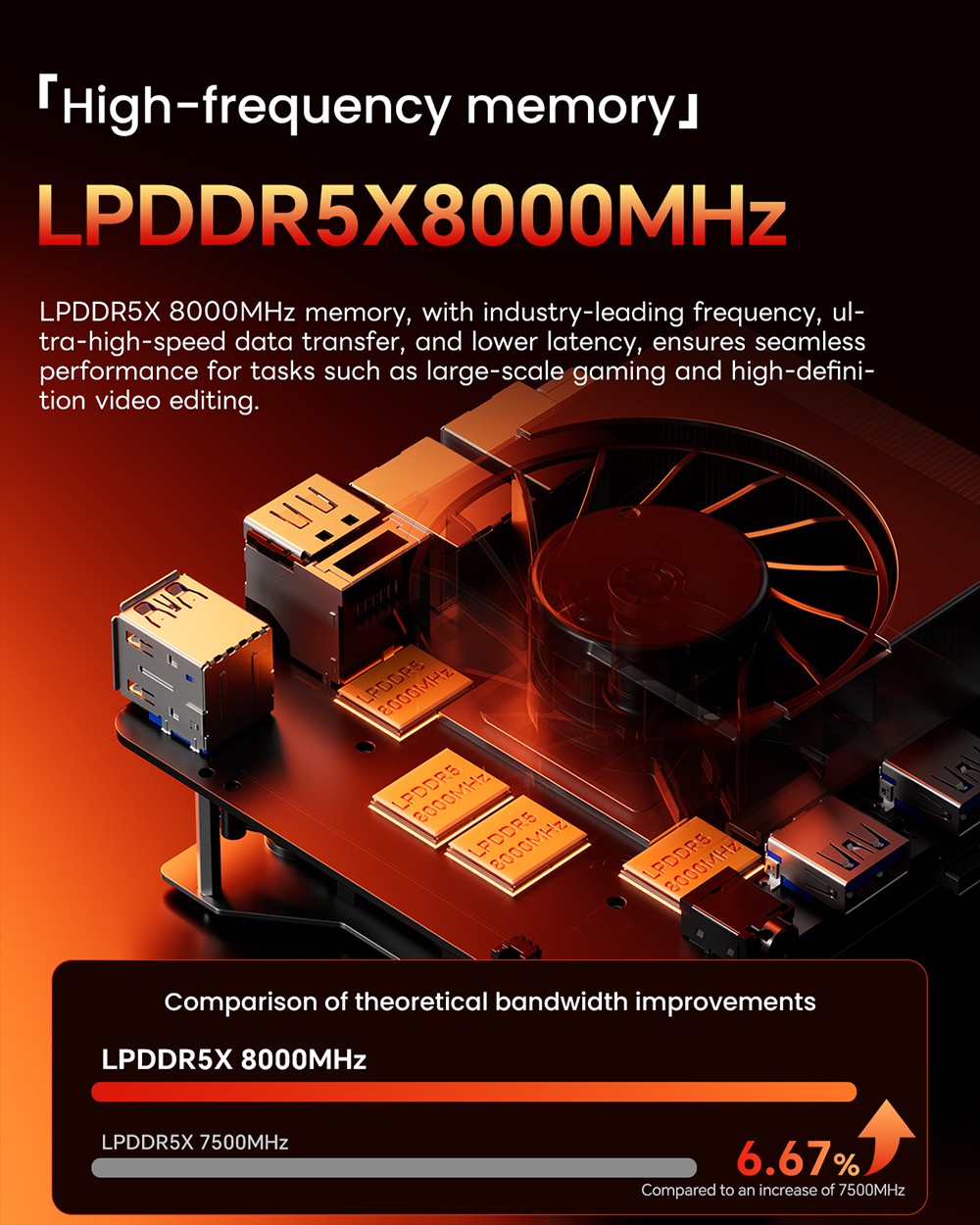 AOOSTAR GT37 Mini PC, AMD Ryzen AI9 HX370 12 Cores Max 5.1GHz, 32GB LPDDR5X RAM 1TB SSD, HDMI+DP+USB4 Triple Display, WiFi 7 Bluetooth 5.3, 4*USB3.2, 2*2.5G RJ45, 1*OCulink, 1*Audio - EU Plug