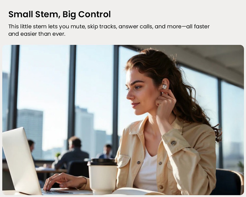 Anker Soundcore Liberty 5 ANC Earbuds, Dolby Audio, 2x Stronger Voice Reduction, Adaptive ANC 3.0, Up to 48 Hours Playtime - White