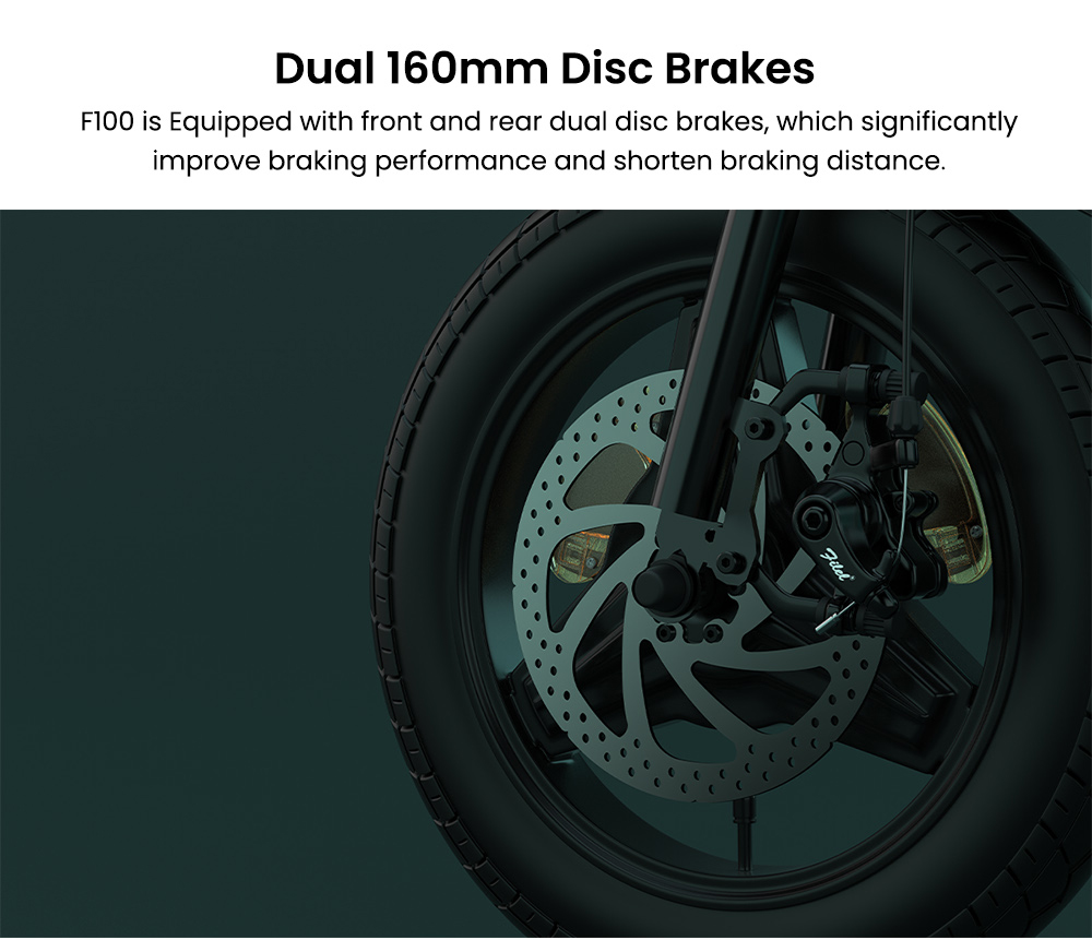 ESKUTE F100 Faltbares Elektrofahrrad, 250-W-Motor, 36-V-9-Ah-Akku, 14-Zoll-Reifen, 25 km/h H&ouml;chstgeschwindigkeit, 55 km Reichweite, mechanische Scheibenbremsen, LCD-Display &ndash; Blau