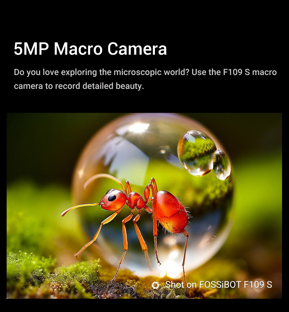 FOSSiBOT F109S Rugged Smartphone, Android 15, 6+256GB, 10600mAh Battery, 50MP Camera, NFC