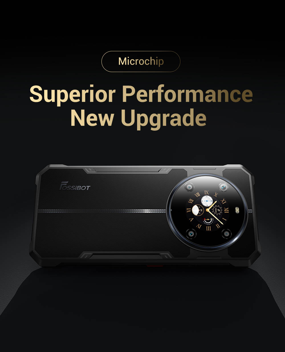 FOSSiBOT F109S Rugged Smartphone, Android 15, 6+256GB, 10600mAh Battery, 50MP Camera, NFC