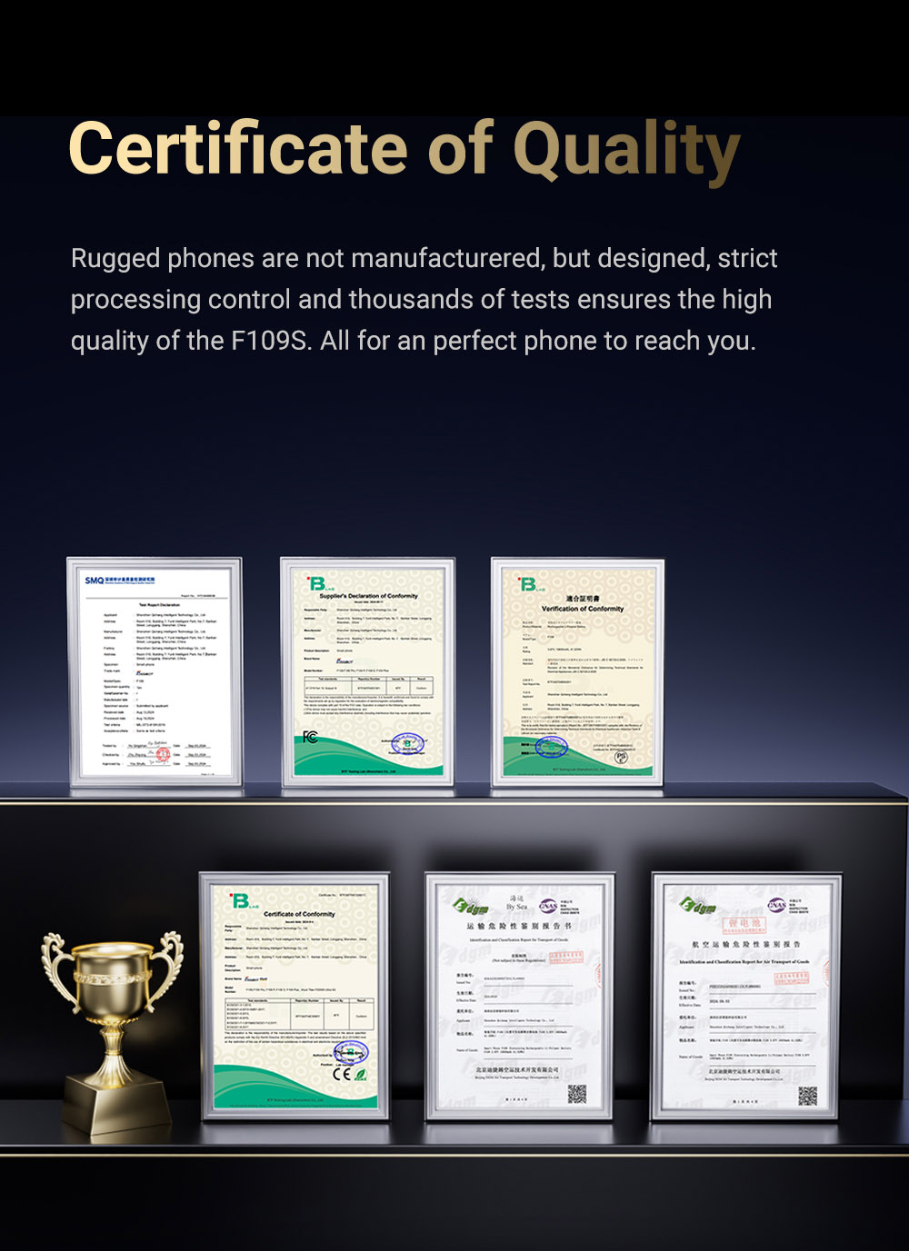 FOSSiBOT F109S Rugged Smartphone, Android 15, 6+256GB, 10600mAh Battery, 50MP Camera, NFC