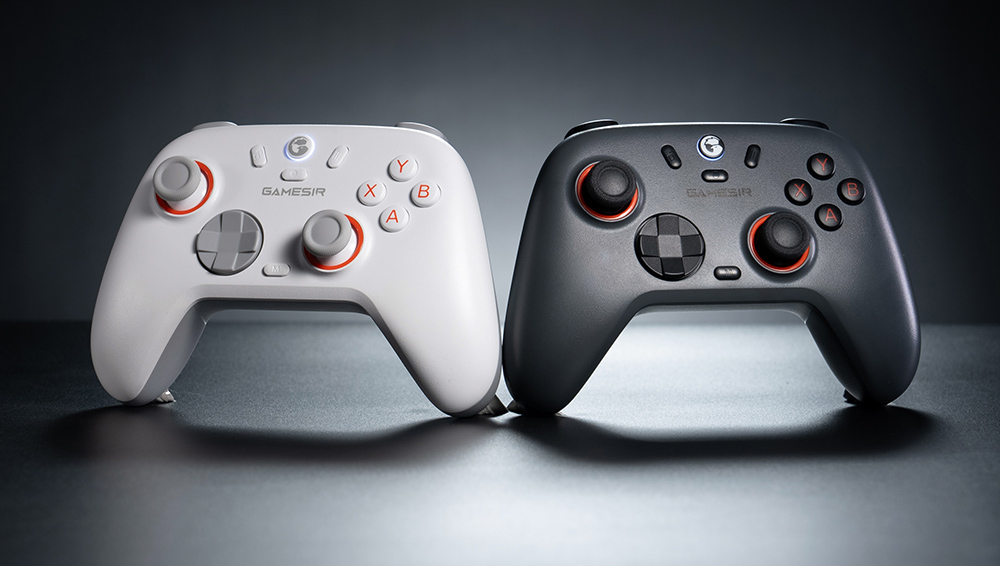 GameSir Nova 2 Lite Wireless Game Controller, Compatible with PC / Switch / Android / iOS, Hall Effect Analog Triggers, Mechanical Circular D-pad, Dual Asymmetric Rumble Motors - Midnight Grey