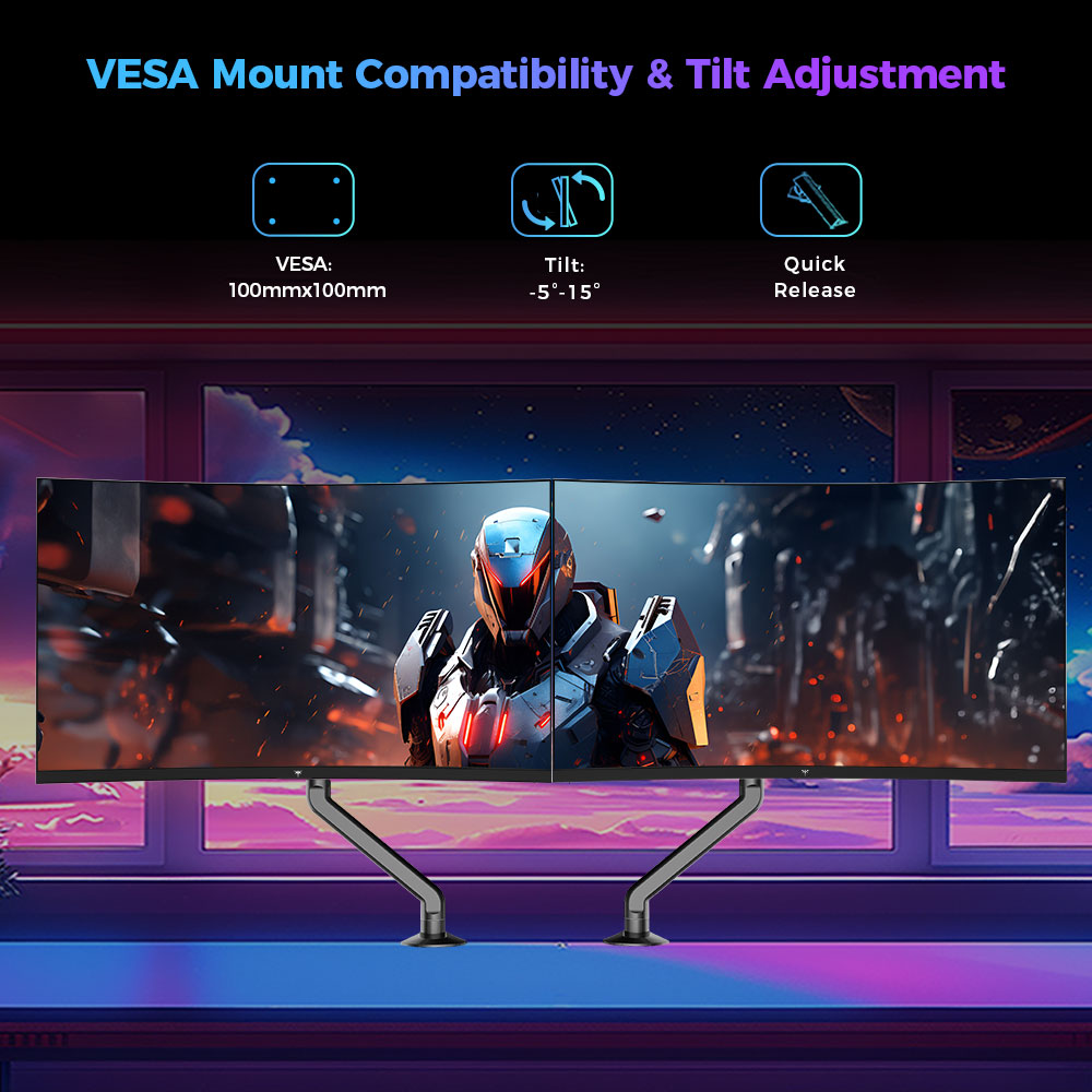 Refurbished KTC H32S17C 1500R Curved Gaming Monitor, 32 inch 1920*1080 VA Panel, 180Hz Refresh Rate, 3000:1 Contrast Ratio, FreeSync & G-Sync, Low Blue Light & Flicker Free, 2*HDMI 2.0, 1*DP1.4, 1*Earphone Jack, VESA Mount