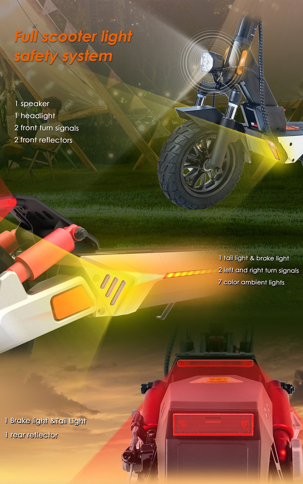 KuKirin M4 Max Electric Scooter, 800W Motor, 48V 18.2Ah batéria, 10 palcové pneumatiky, max. rýchlosť 45 km/h, dojazd 64 km, predné a zadné kotúčové brzdy, pružinové tlmenie