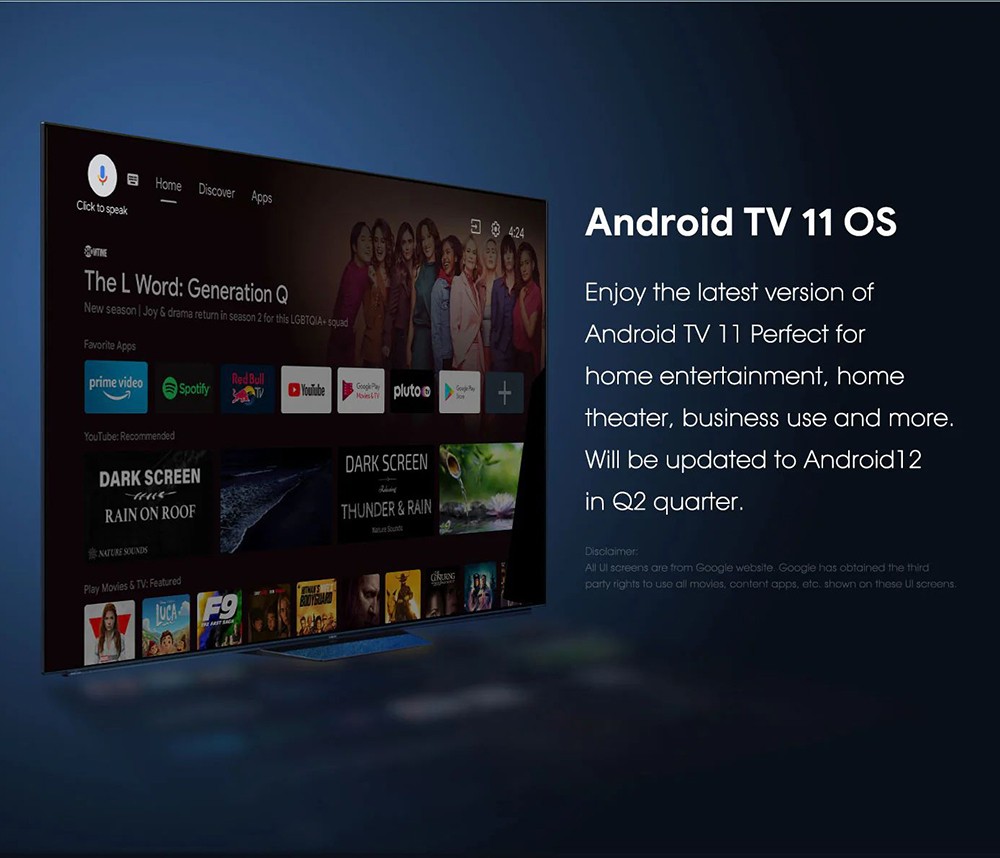 MECOOL KM7 SE Android 11 TV Box, Amlogic S905Y4, 2GB RAM 32GB ROM, 2.5G/5G WIFI 6 Bluetooth 5.1, Built-in Chromecast, Google Play & Google Assistant, 1*HDMI, 1*TF Card, 2*USB2.0, 1*AV, 1*RJ45 - EU Plug