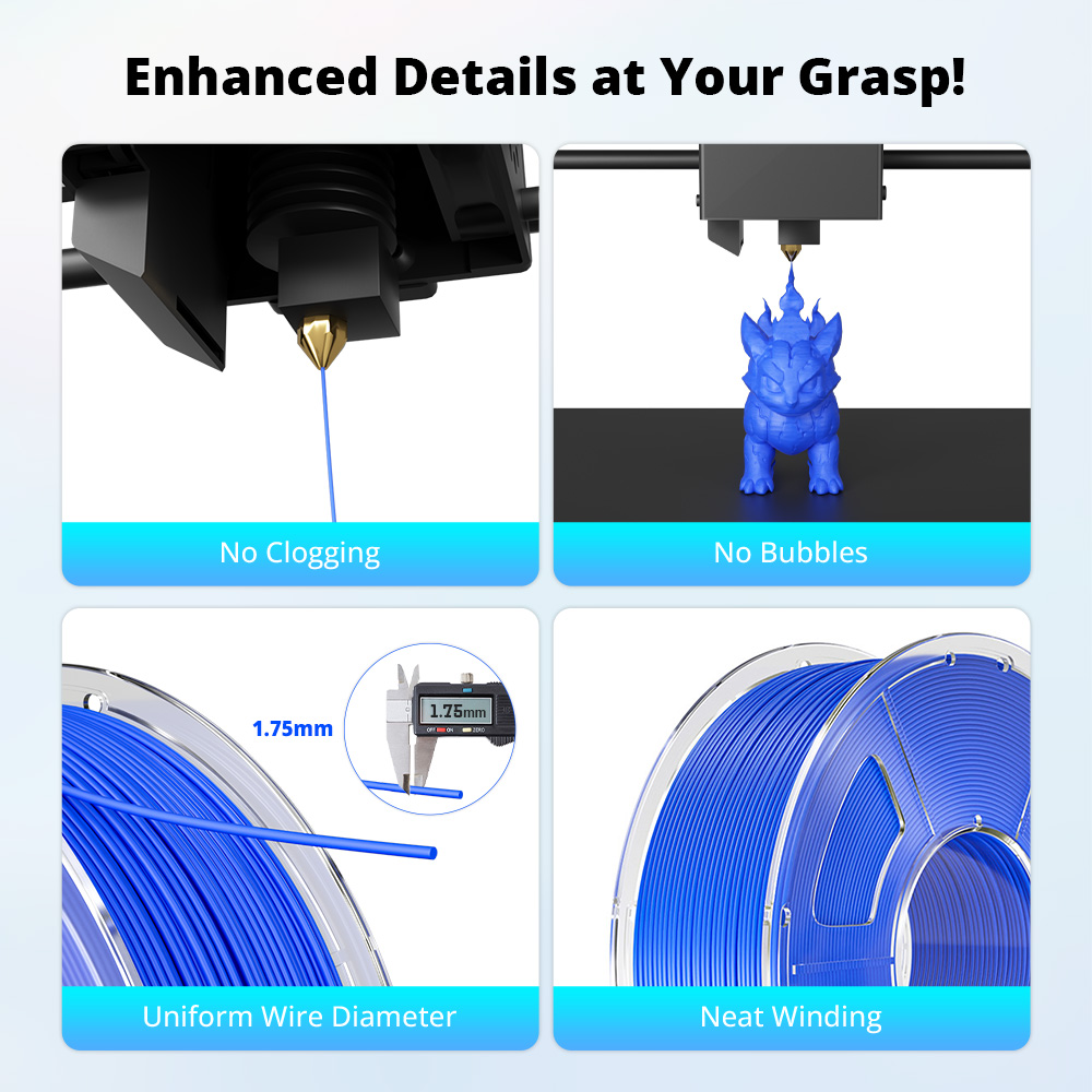 Mecpow High-Speed PLA+ Filament 1kg - Orange