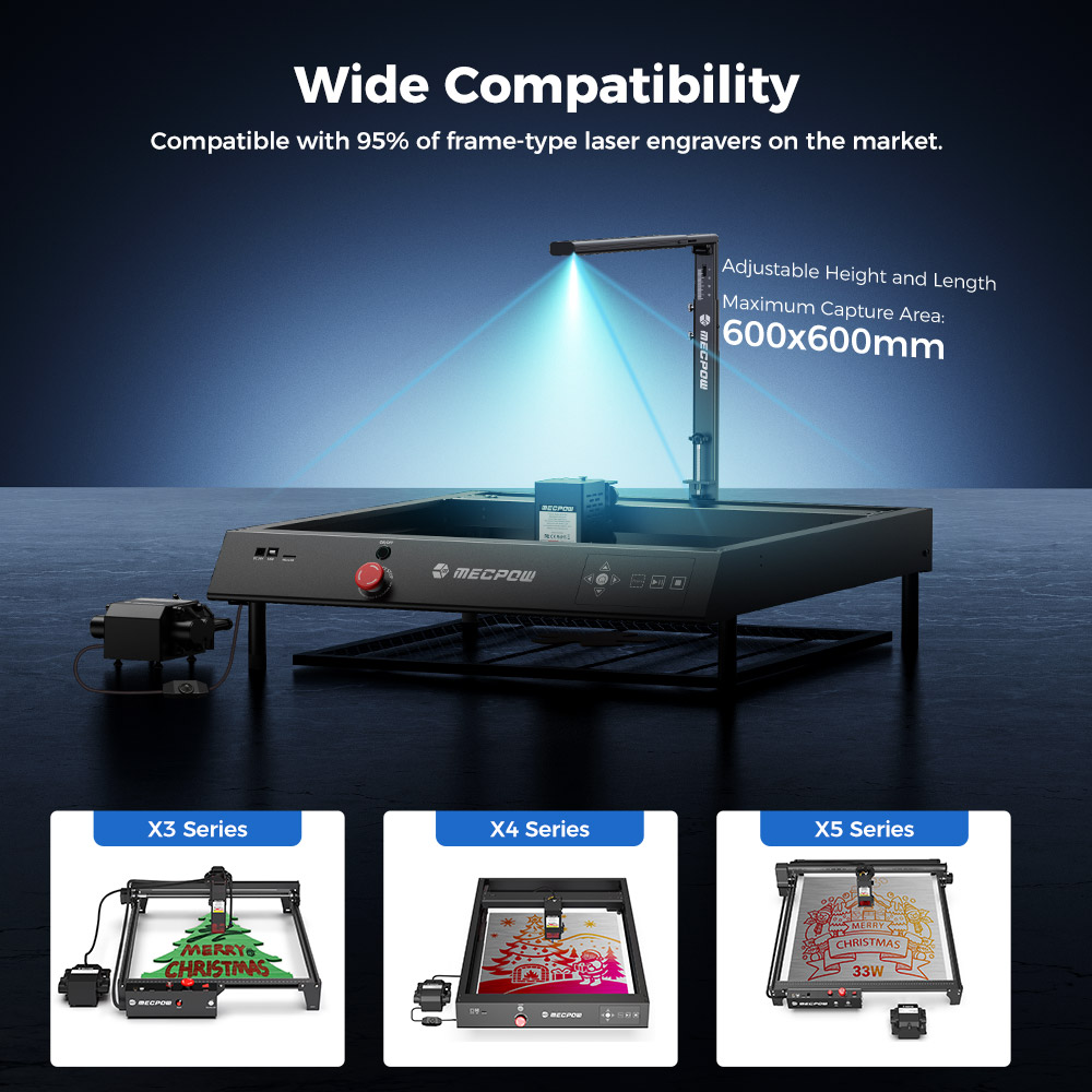 Refurbished Mecpow MC5 5MP Lightburn Camera for Laser Engravers