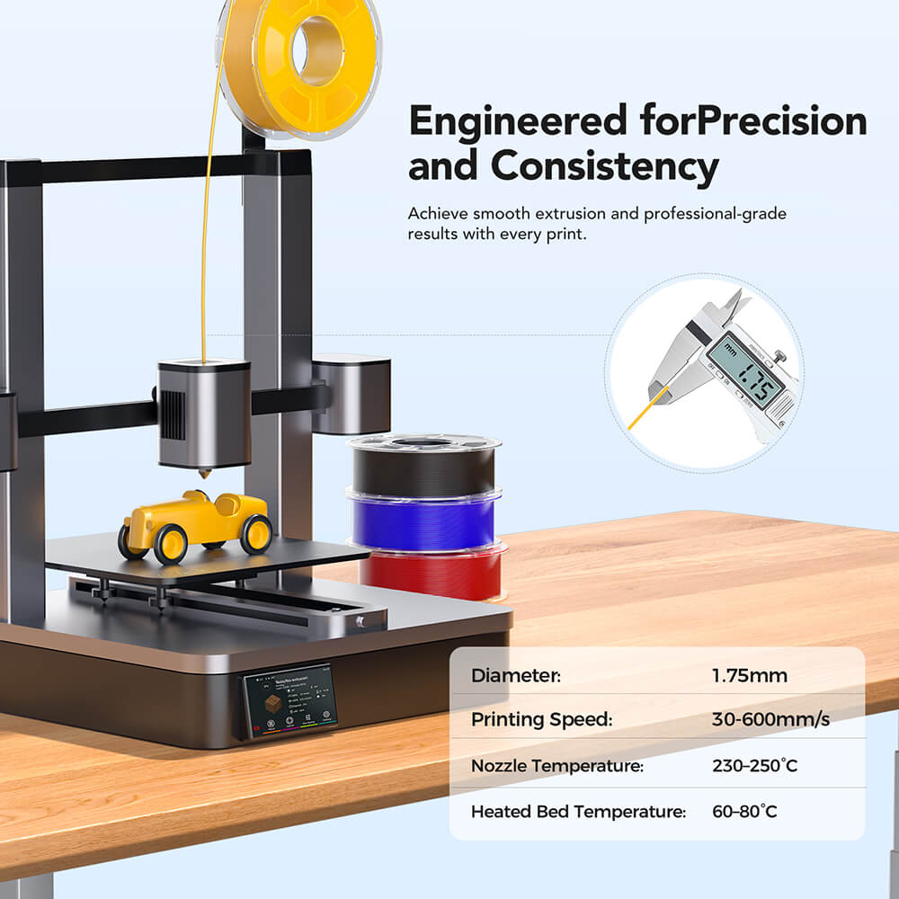 Mecpow High-Speed PETG Filament, 1kg - Rot