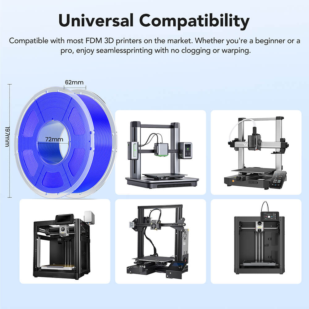 Mecpow High-Speed PETG Filament, 1kg - Gelb