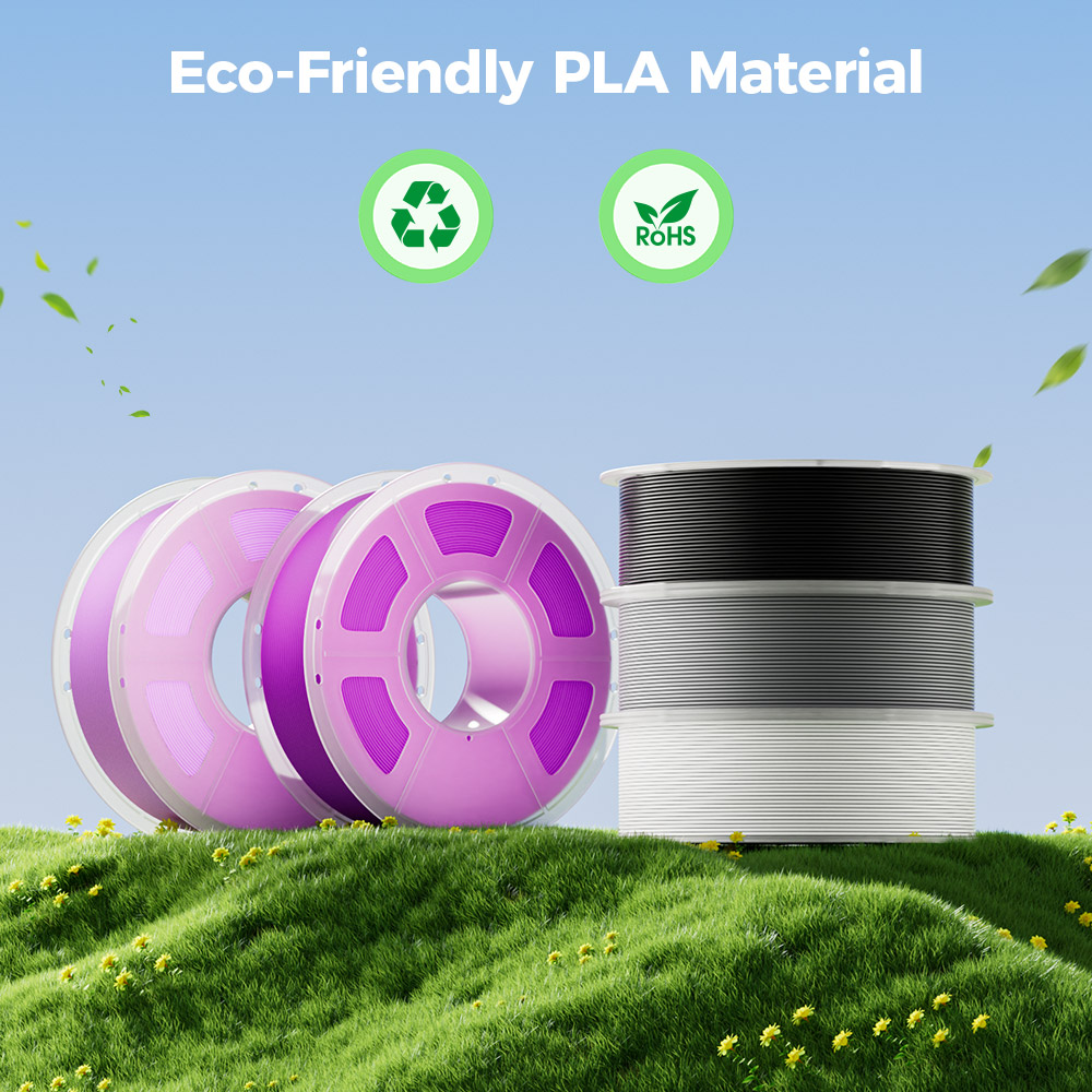 Mecpow Filament PLA+ Haute Vitesse, 1kg - Blanc