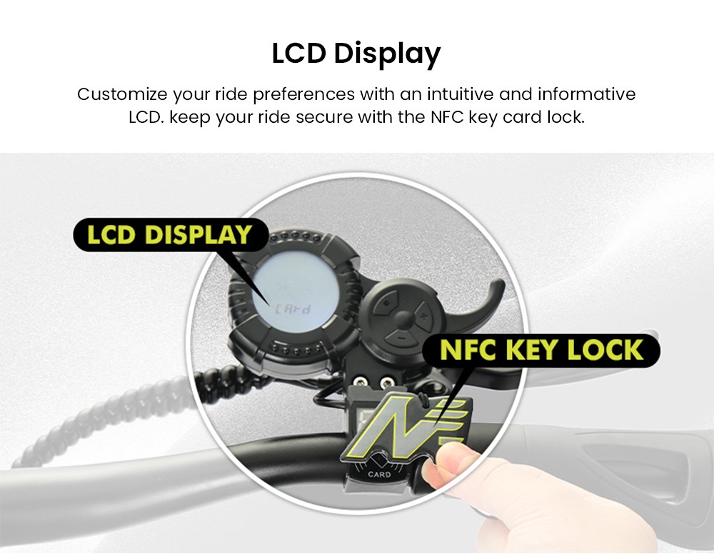 Mukuta 10 Lite Electric Scooter, 1000W*2 Motor, 52V 18.2Ah Battery, 10 inch Tires, 37mph Max Speed, 44 miles Range, Disc Brakes, Front & Rear Spring Suspension, LCD Display