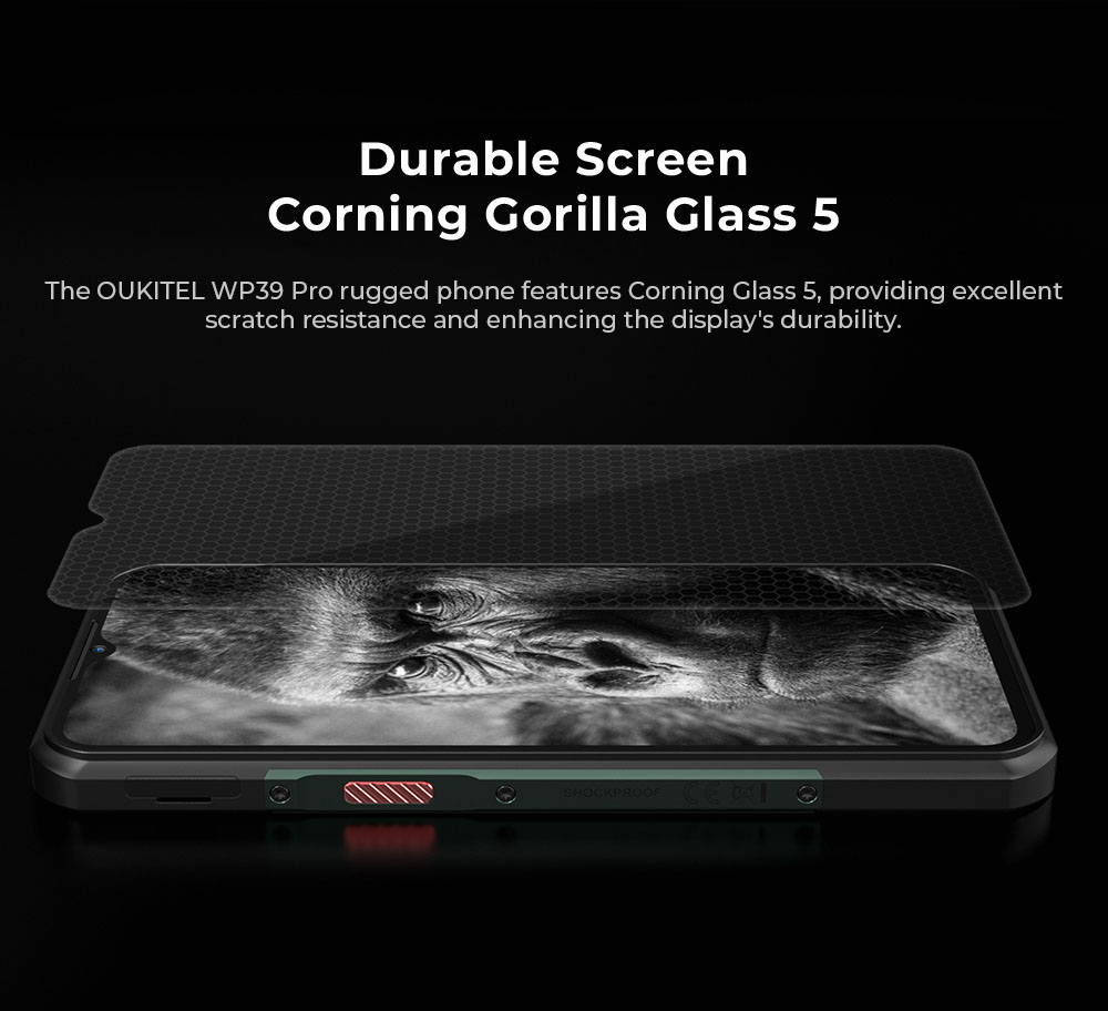 OUKITEL WP39 Pro 5G Rugged Phone, 12+512GB, 11000mAh Large Battery, 6.6-palcový FHD+, 64MP fotoaparát, Android 14, IP68, NFC/GPS, Dual SIM, zelený