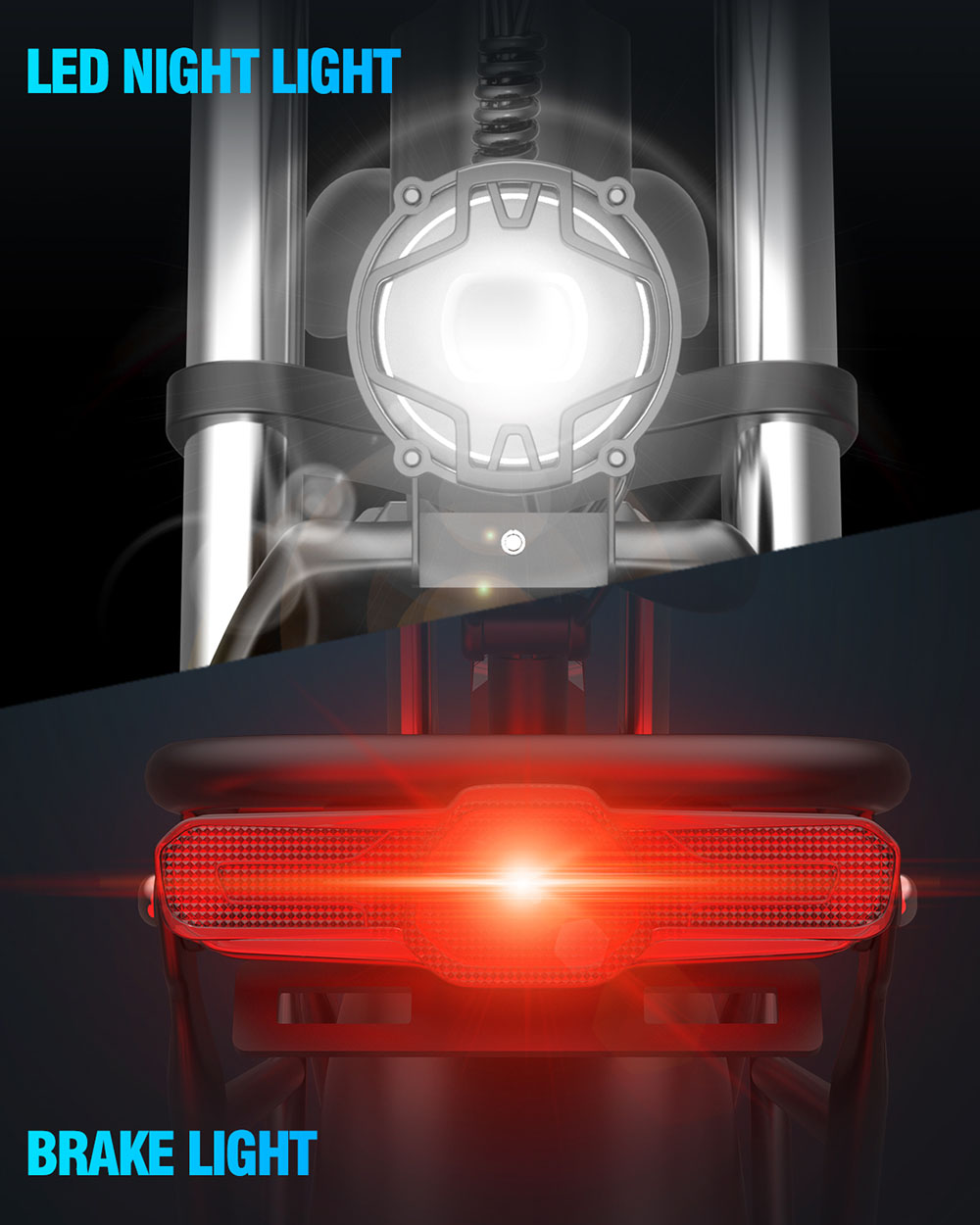 Ridstar H26 Pro Electric Bike, 1500W*2 Motor, 52V 20Ah batéria, 26*4.0 palcové pneumatiky, max. rýchlosť 60 km/h, dojazd 70 km, duálne hydraulické brzdy, predný & zadný tlmič, LCD displej, 7 rýchlostí