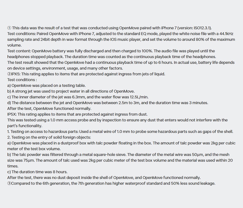 SHOKZ OpenMove Open-ear Earphones, Bone Conduction Bluetooth Sport Headphones, IP55 Water-Resistant - Blue