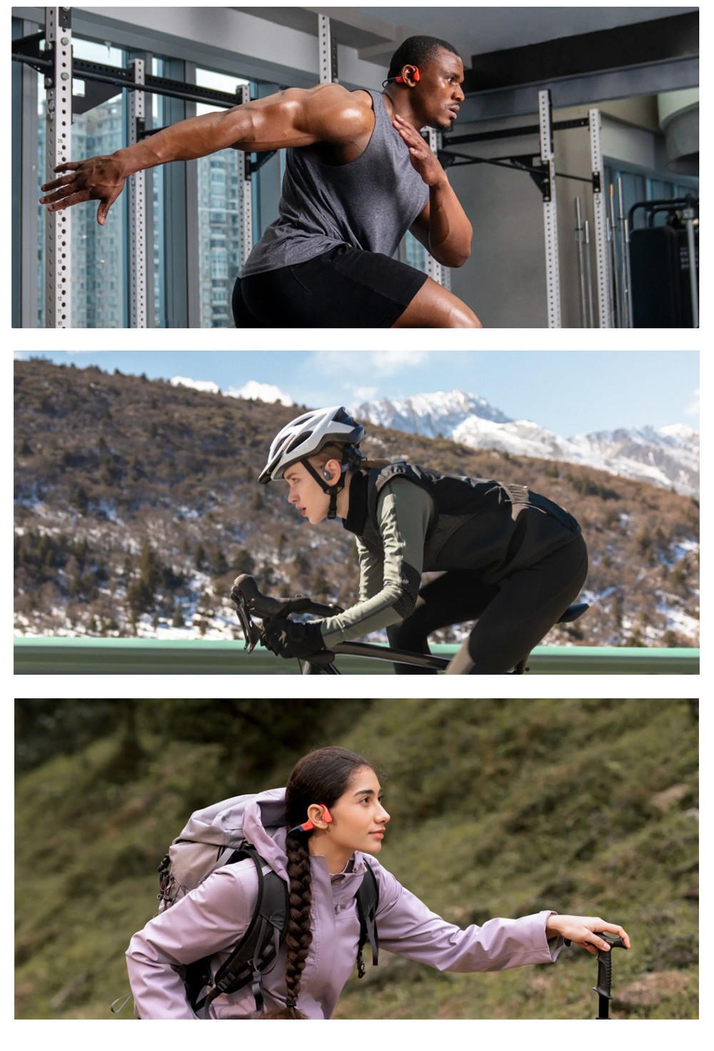 SHOKZ OpenSwim Pro Open-ear Earphones, Bone Conduction Sport Headphones, IP68 Waterproof, Bluetooth + MP3 Dual Modes, Up to 9 Hours Playtime - Orange