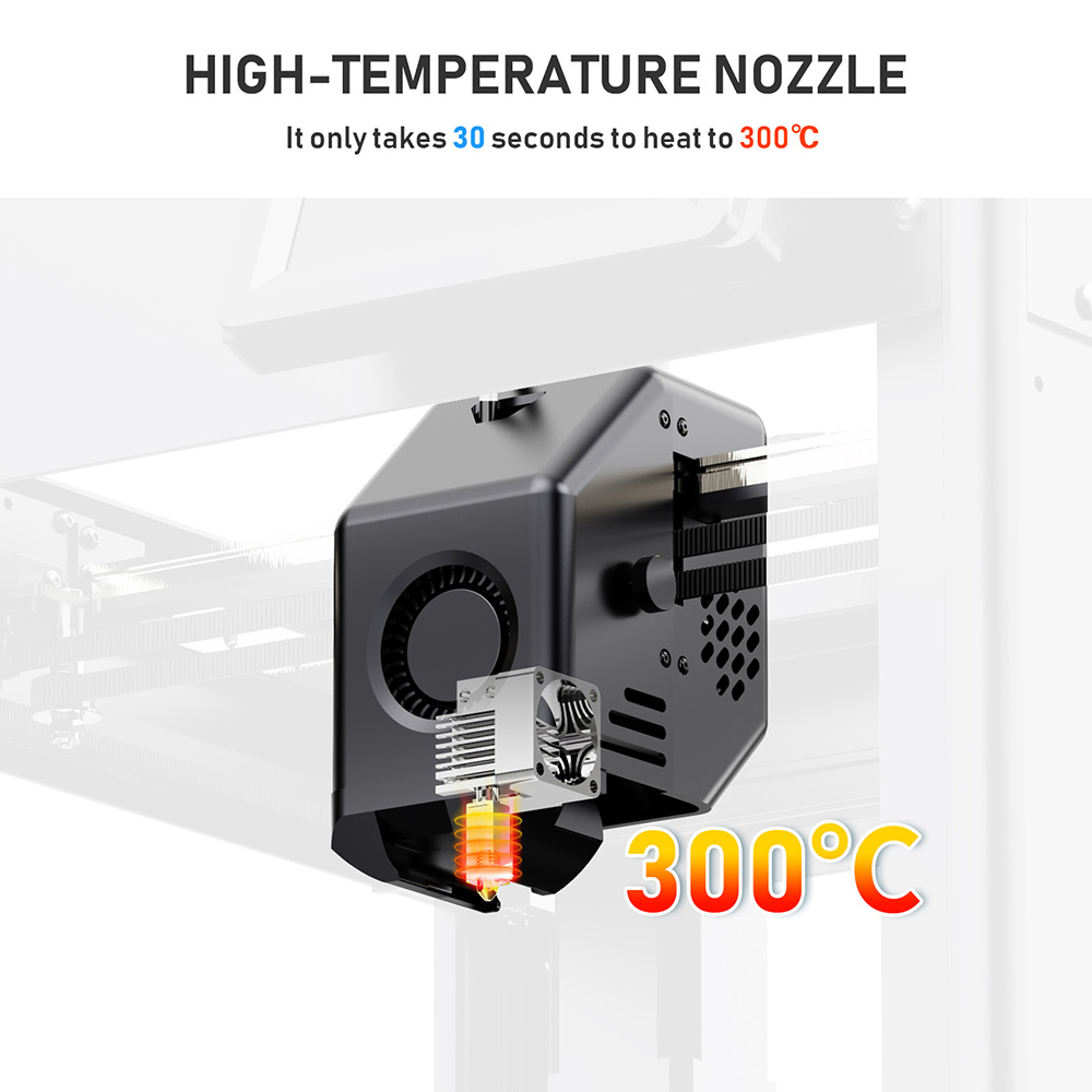 Refurbished TWO TREES SK1 CoreXY 3D Printer, 700mm/s Printing Speed, with Klipper Firmware, Automatic Leveling, WiFi Control, Up To 300&deg;C Nozzle, Linear Motion Guide, 256&times;256X256mm