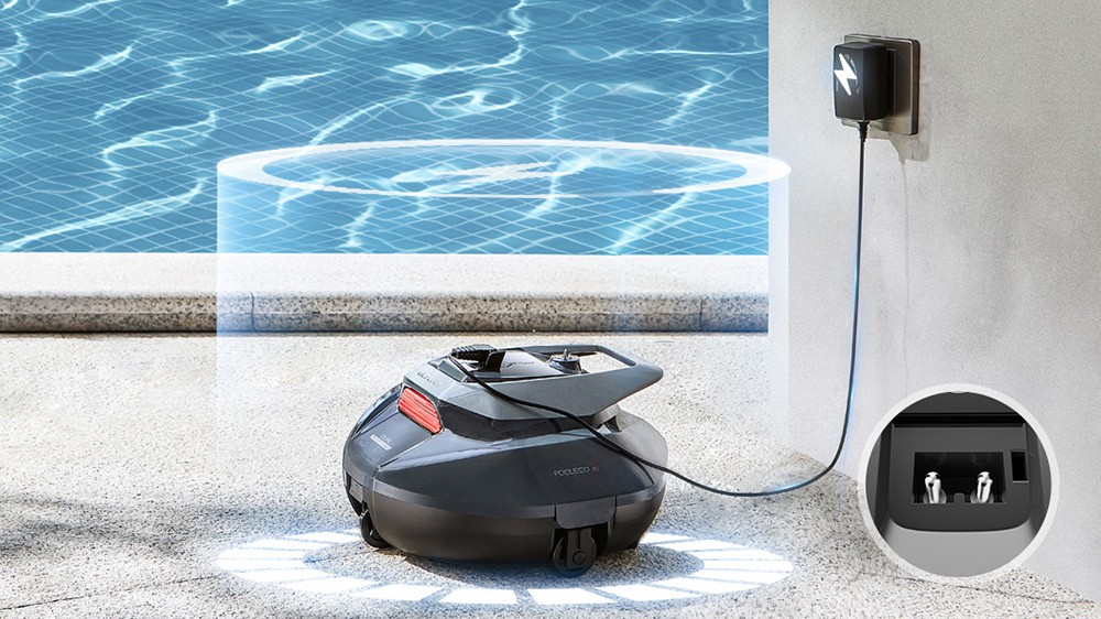 Robotický čistič bazénov Ultenic Pooleco 10, 90min prevádzky, 5200mAh, 2x motor, pre podzemné/nadpozemné bazény do 850 m2.ft