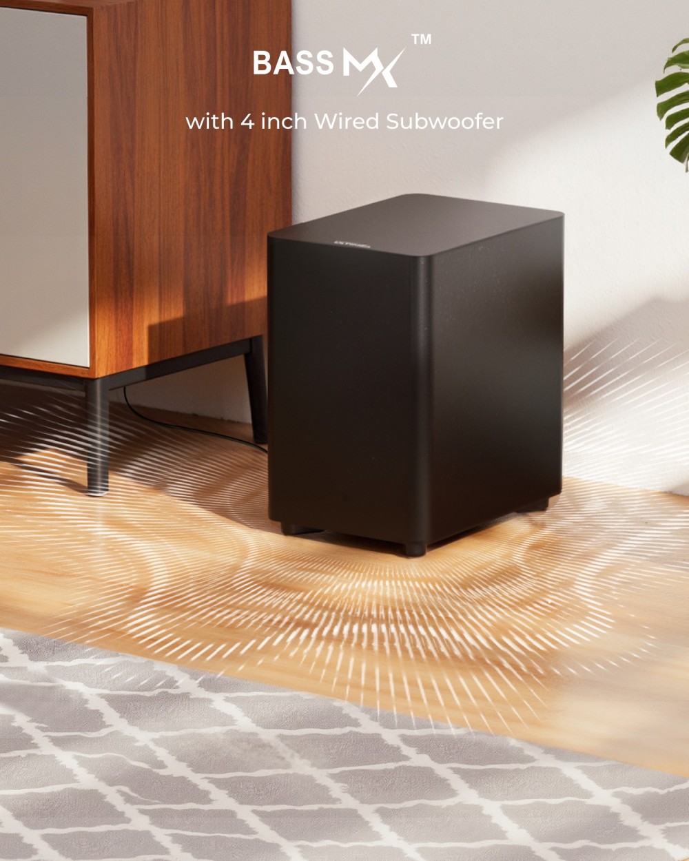 Ultimea Aura A60 7.1 Soundbar + 2 páry * Steady 310 reproduktorových stojanov, Smart APP & hlasové ovládanie, technológia BassMX, špičkový výkon 350 W, HDMI eARC, 4 priestorové reproduktory, pre Smart TV