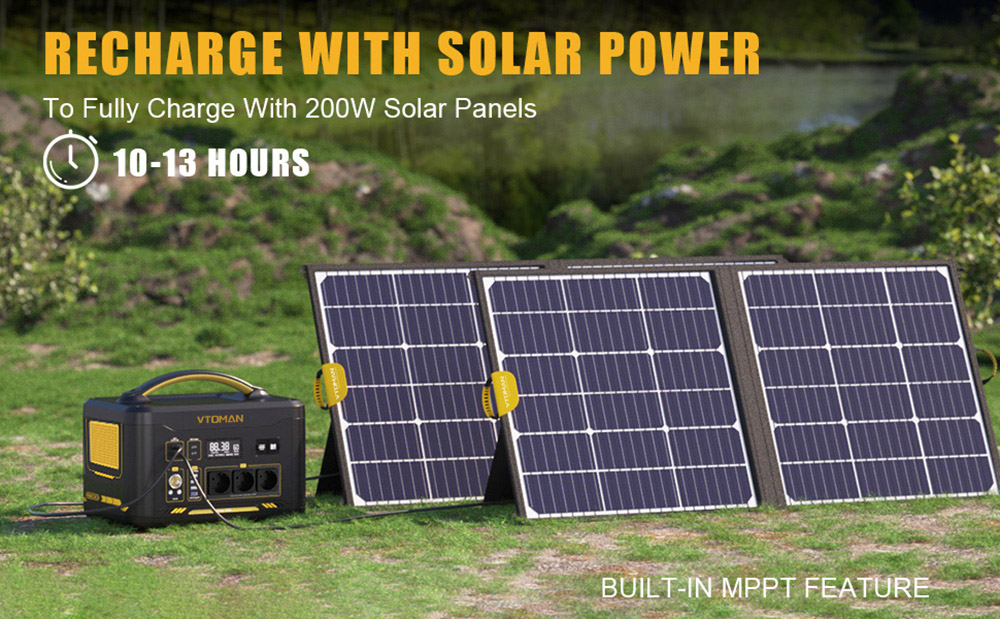 VTOMAN Jump 2200 Portable Power Station, 1548Wh LiFePO4 batéria, 2200W AC výstup, rozšíriteľný na 3096Wh